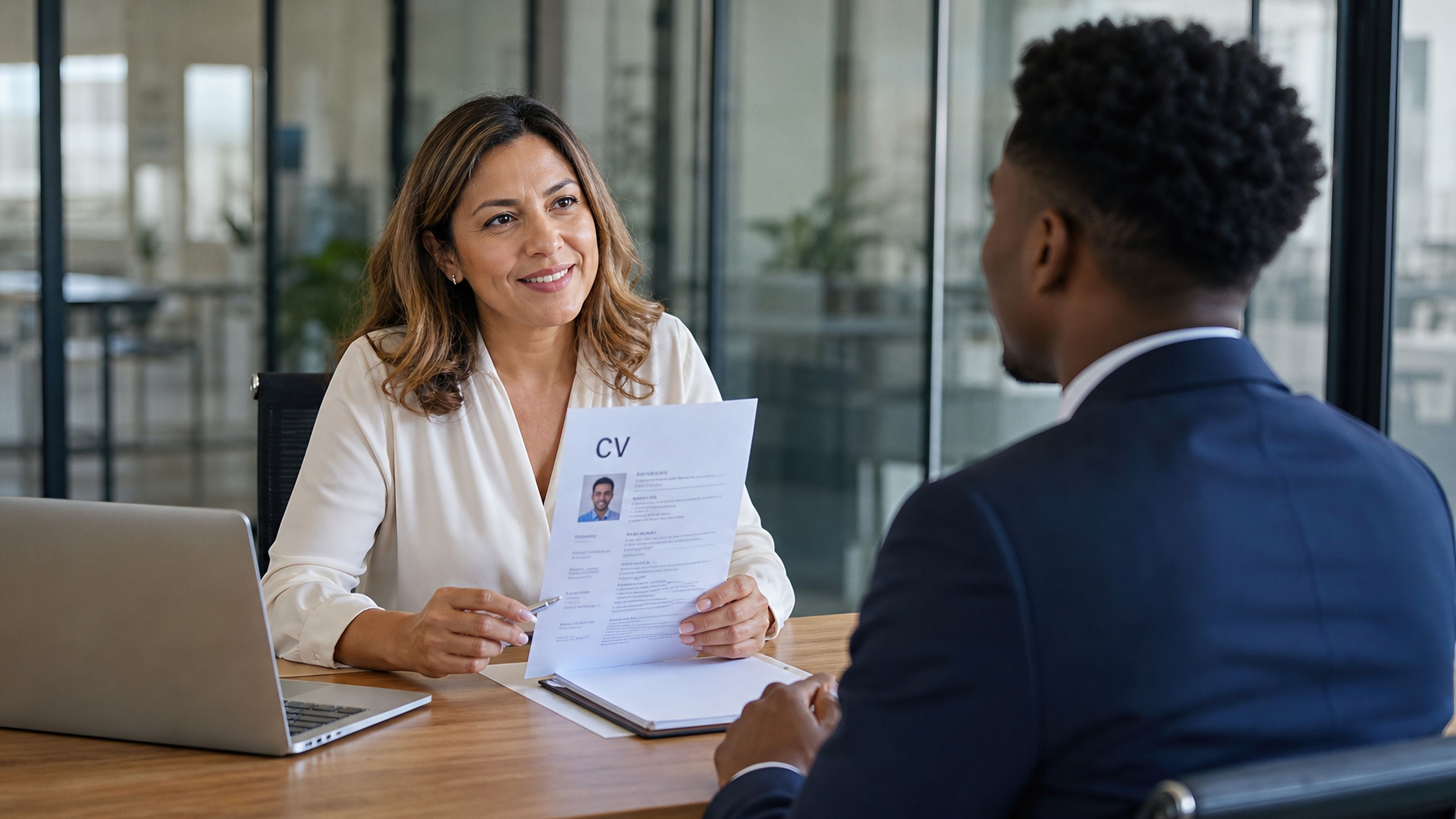 Women giving advice to customer