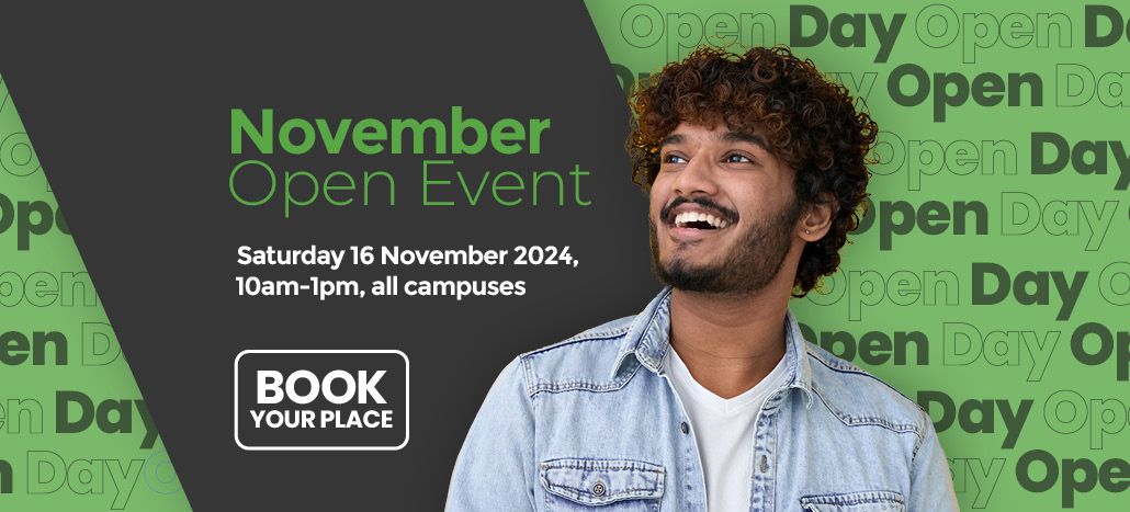 November open event book your place young asian man smiling