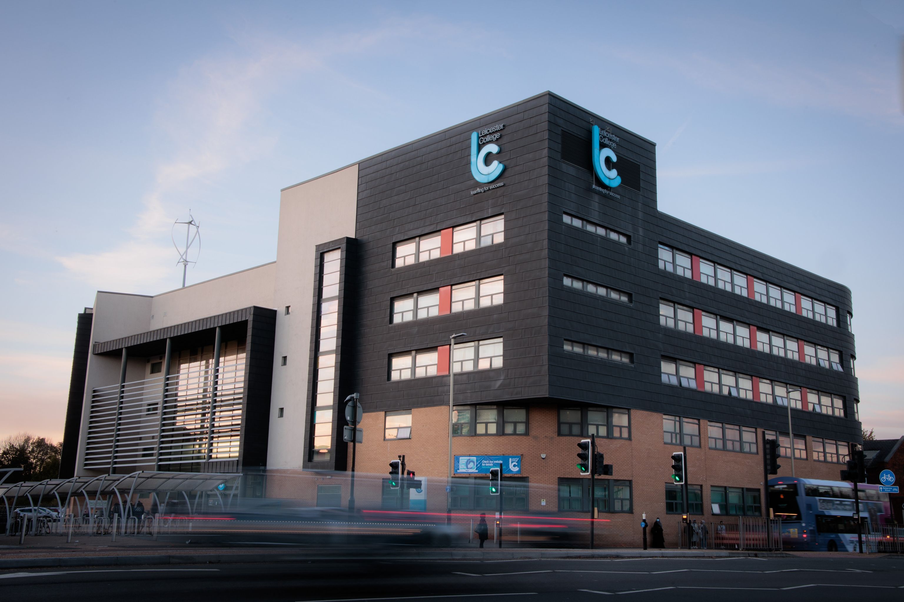 Exterior photo of Leicester College Abbey Park Campus