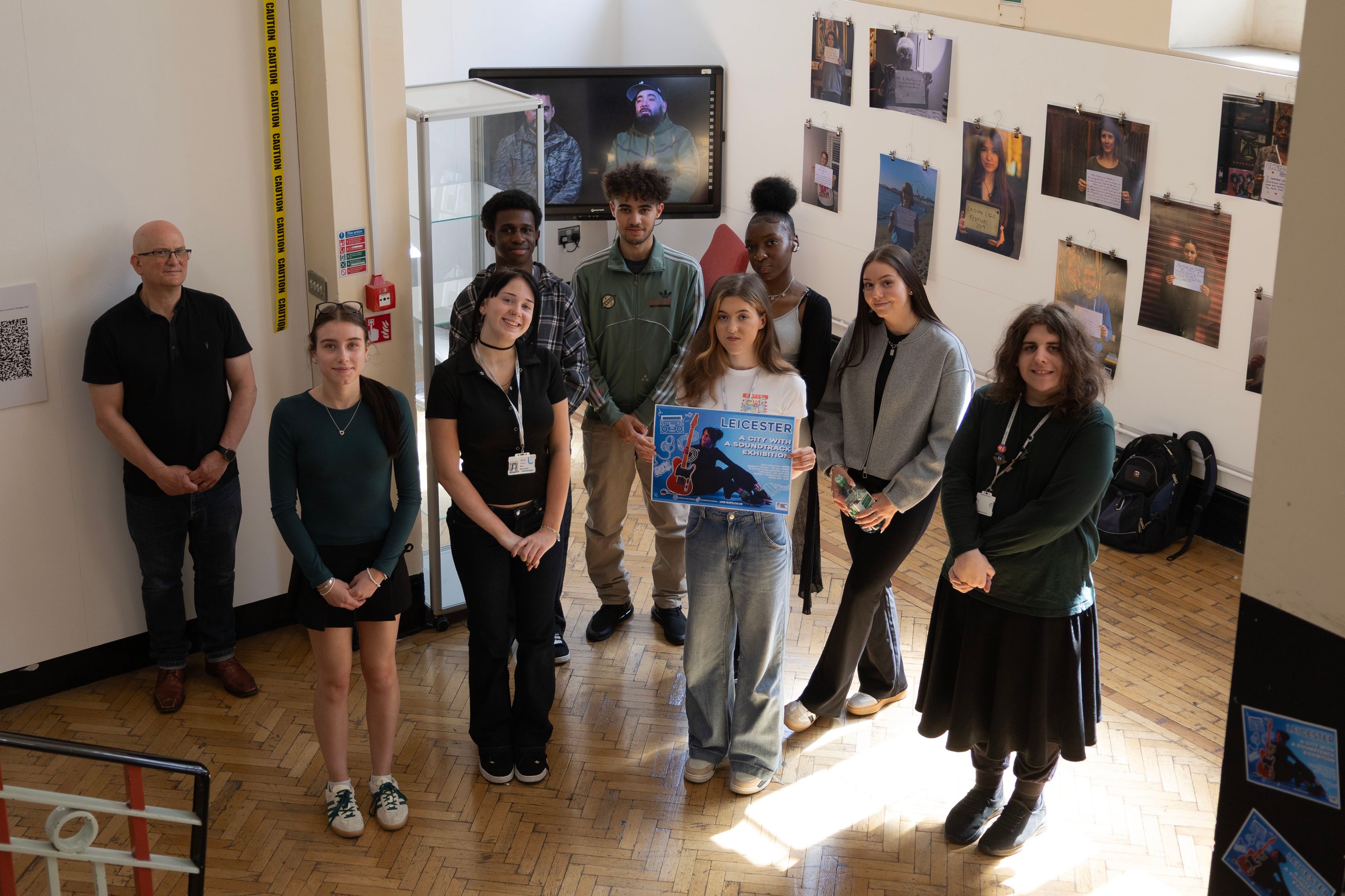 Media year 2 students exhibition