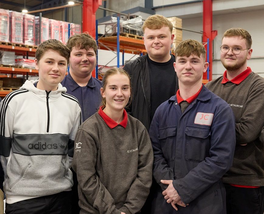 apprentices with jc metalworks