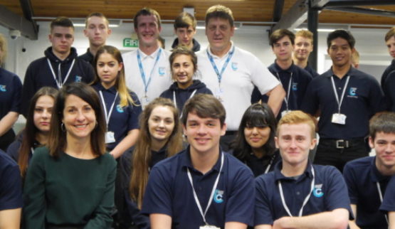 Liz Kendall MP delivers a talk to learners…