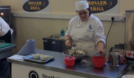 Hospitality and food students show off the…